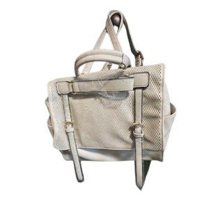 Leather backpack crossbody bag